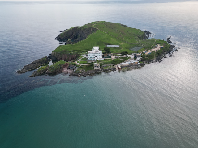 Bigbury-on-Sea beach and Burgh Island, South Devon